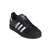 Adidas Originals Women's Black/White Superstar II Sneakers, JH7033