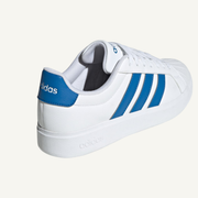 Adidas Men's White/Bright Royal Street Talk Sneakers, JP8280