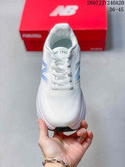 New Balance Fresh Foam X More v6 White Blue Running Shoes