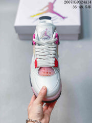 Jordan Air Jordan 4 Retro Comic White Black Pink Sneakers