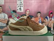 PUMA Brown Low-Top Sneakers with Cream Sole