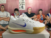 Nike ZoomX Basketball Sneakers White Blue Orange