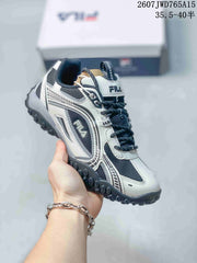 FILA Pebble Women's Low-Top Sneakers Black and White