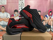 Nike Shox R4 Black and Red Sneakers