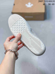 Descente Edge Court Retro Low-Top Sneakers White SP323LSN82