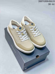 DESCENTE Beige Casual Sneakers with White Sole 2607GDD849A19