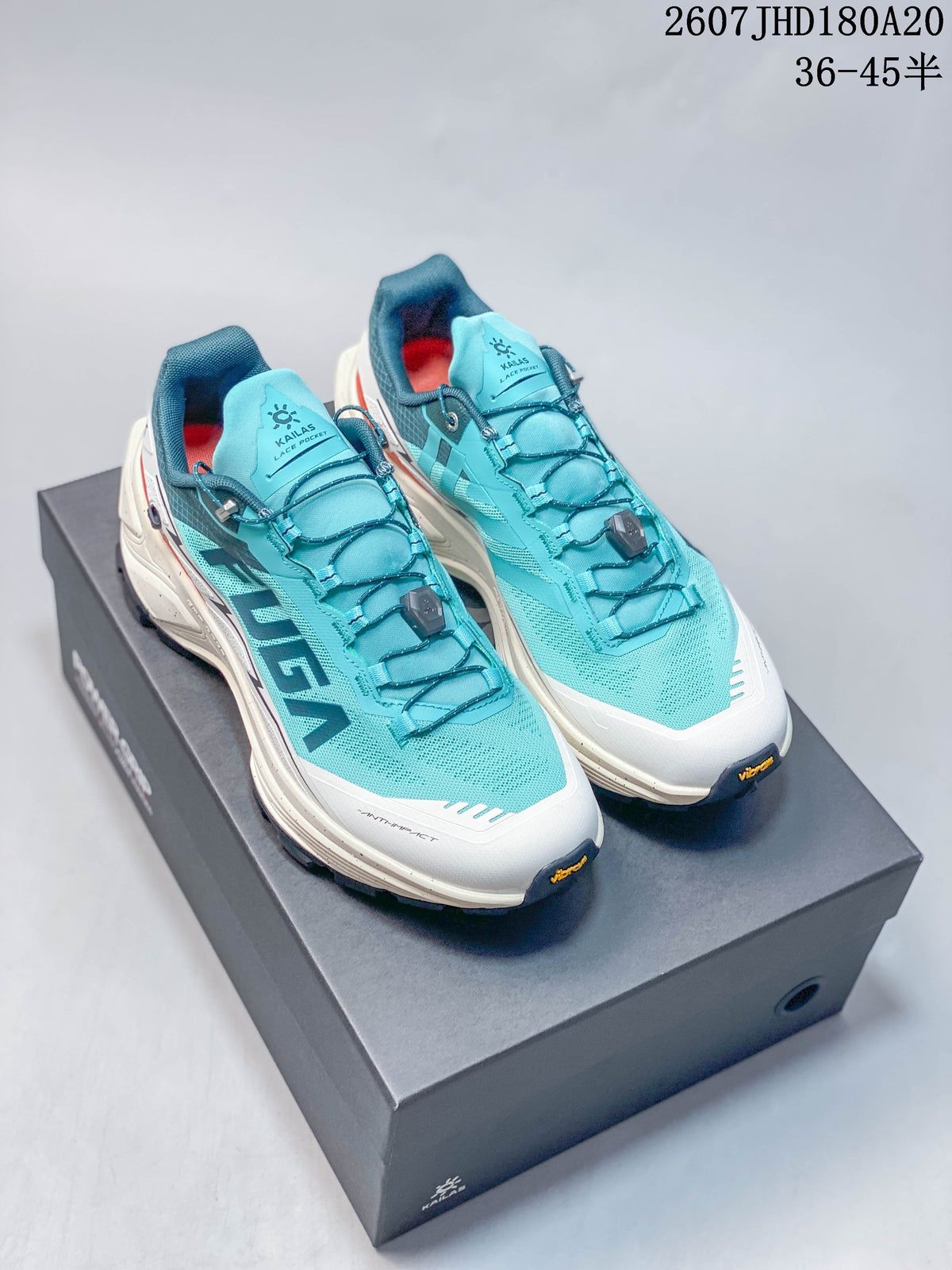 KAILAS Expedition Low-Top Hiking Shoes Turquoise 2607JHD180A20