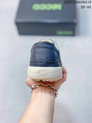 ECCO Navy Lace-Up Sneakers 2607GDD609A19