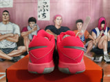 Nike Basketball Shoes Red and Gray