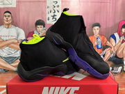 Nike The Glove Basketball Sneakers Black Purple Yellow