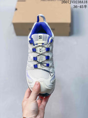 Salomon XA Pro 3D V9 GTX Hiking Shoes White Blue