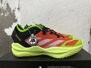 adidas Adizero Basketball Shoes Black Orange Lime