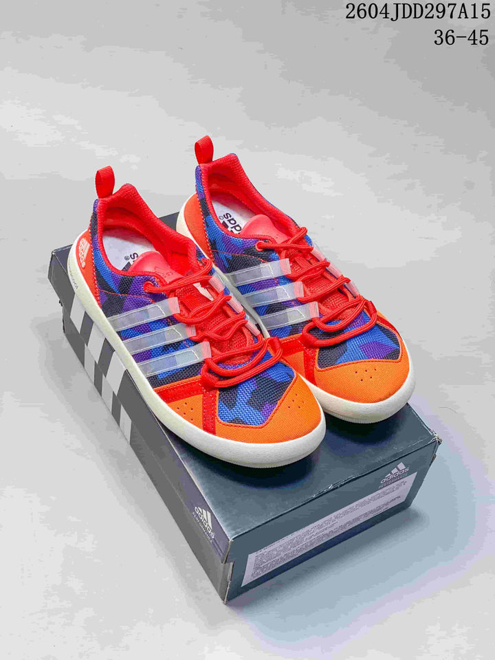 Adidas Terrex CC Boat Water Shoes Orange Blue 2604JDD297A15