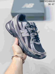 New Balance 740 Unisex Retro Sneakers White and Blue 2607NY248A18
