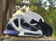 Nike Zoom LeBron 2K5 Black Grey Blue High-Top Sneakers