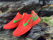 Nike Kobe 6 Basketball Shoes in Red and Green