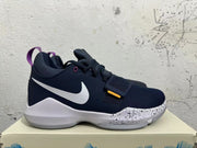 Nike PG 1 Basketball Shoes, Navy, White and Purple