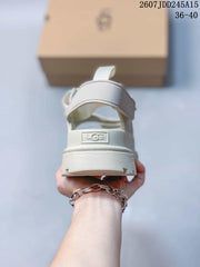 UGG GoldenGlow Women's Platform Sandals in White