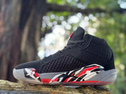Jordan XXXVIII Playoffs 23 Black Red Basketball Shoes
