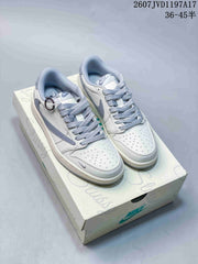 Jordan Air Jordan Low White Grey Sneakers 2607JVD1197A17