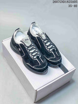 Chanel Black and White Low-Top Sneakers 2607GND1825A05