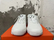 Nike White Basketball Shoes with Black Swoosh