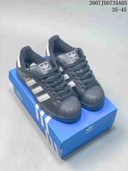 Adidas Superstar Black White Shell-Toe Sneakers 2607JDD735A05