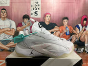 Jordan Basketball Sneakers White Red Speckle EU 36-46
