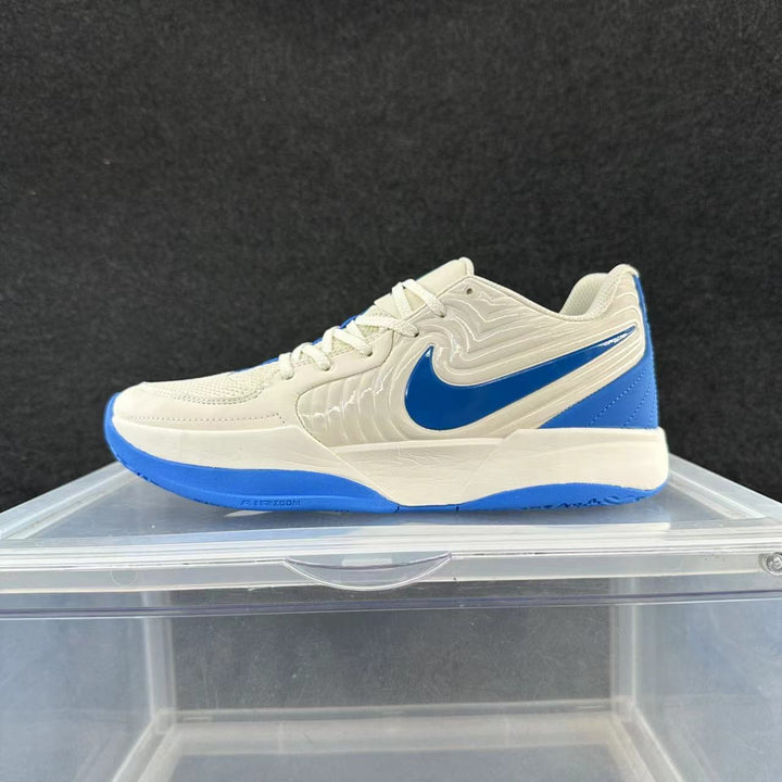 Nike Cream and Blue Sneakers