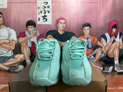 Mint Green Chunky Lace-Up Sneakers