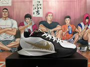 Nike Basketball Shoes White Black Gold