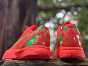 Nike Kobe 6 Basketball Shoes in Red and Green