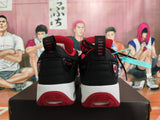 Jordan Black and Red Basketball Sneakers