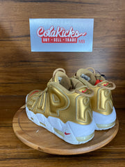 Nike Air More Uptempo Supreme Suptempo Gold