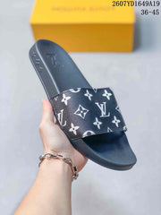Louis Vuitton Monogram Platform Slide Sandals