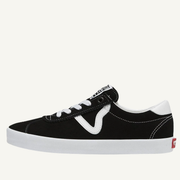 Vans Men's Black Sport Low Sneakers, VN000CQRBZW