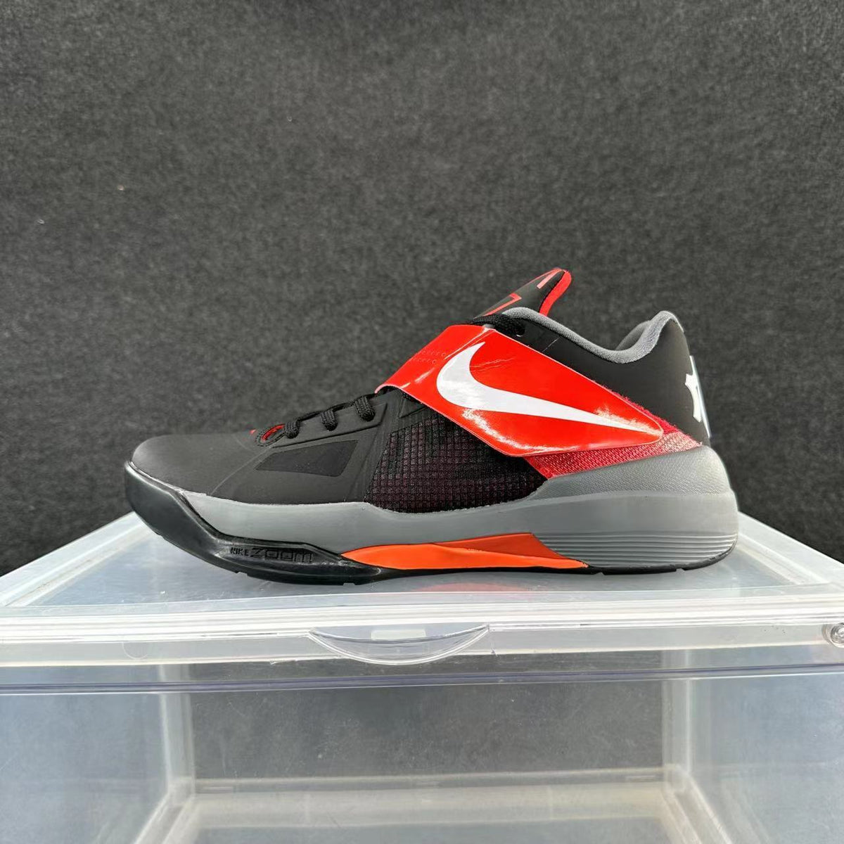 Nike Zoom Basketball Shoes Black Red