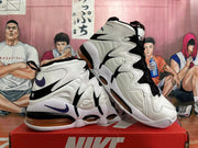 Nike Air More Uptempo White Black Basketball Sneakers