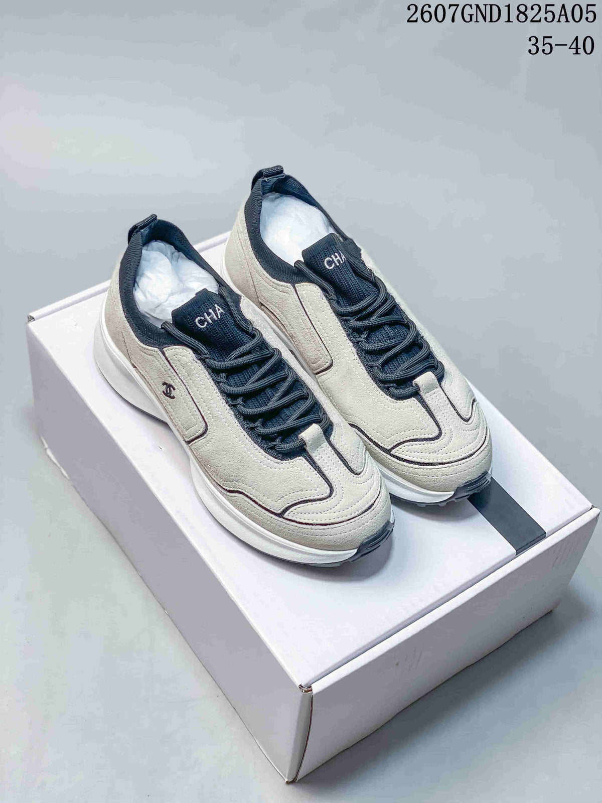 Chanel 2607GND1825A05 Colorblock Platform Sneakers