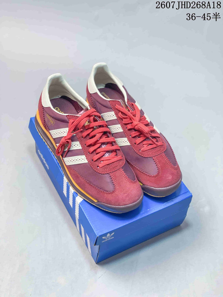 adidas SL 72 Bob Marley Sneakers Burgundy and Navy