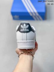Adidas Superstar White Black Shell-Toe Sneakers