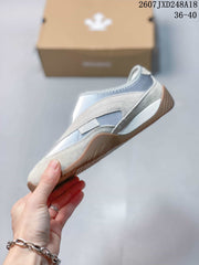 DESCENTE EDGE COURT RETRO Low-Top Sneakers Silver White