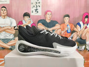 Basketball Sneakers Black White Gray Low-Top