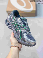 ASICS Gel-Nimbus 10.1 Silver Green Retro Running Sneakers
