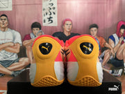 PUMA All-Pro Basketball Shoes, Pink and Gold