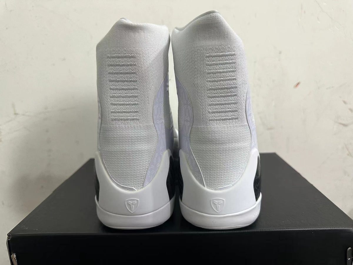 Nike Kobe 9 Elite High Basketball Shoes, White