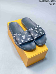Louis Vuitton Monogram Platform Slide Sandals
