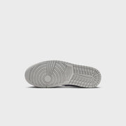 Jordan Air Jordan 1 Mid - White / Black / Light Smoke Grey