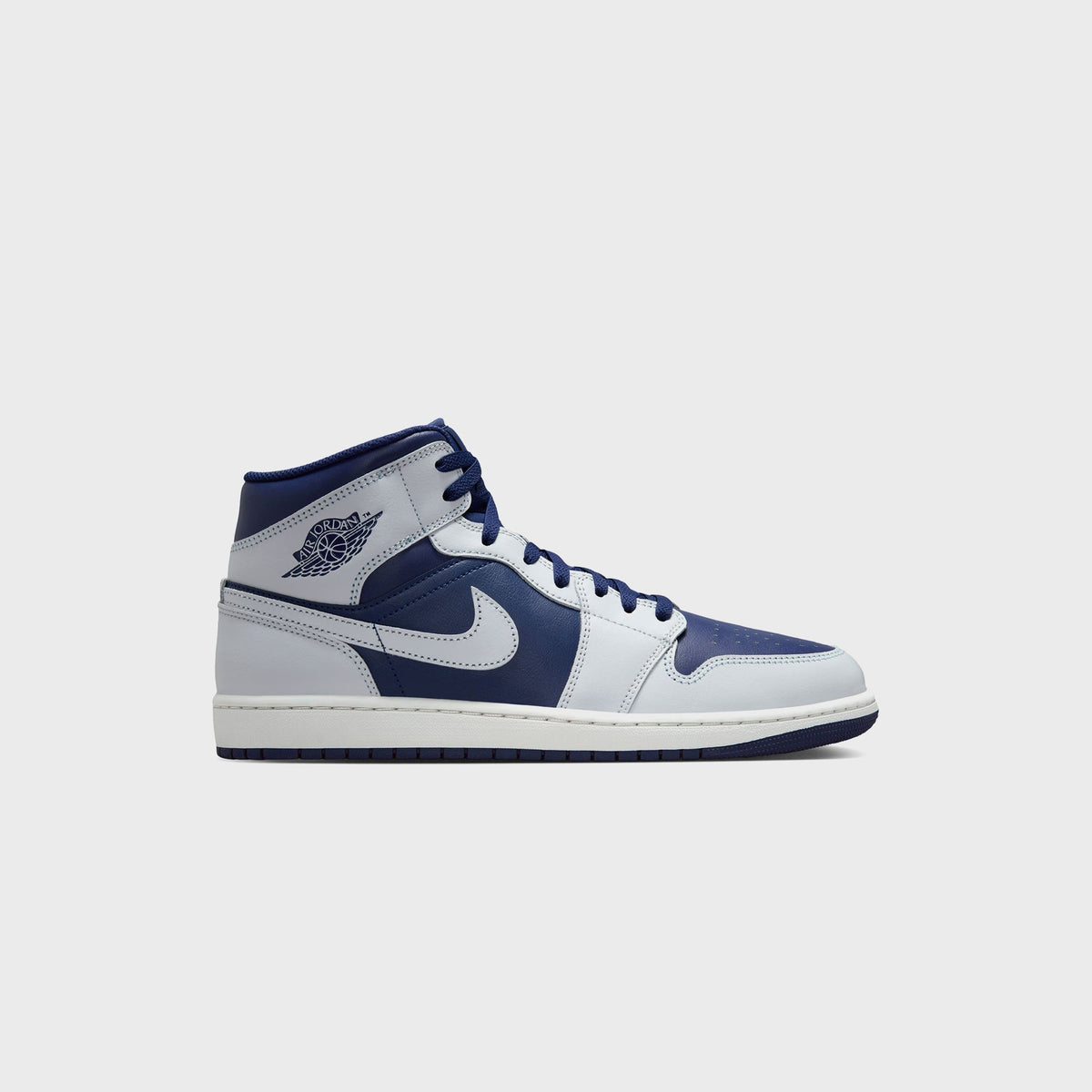 Nike Air Jordan 1 - Mid Blue Void / Pure Platinum / Summit White / Hot Lava / Photo Blue