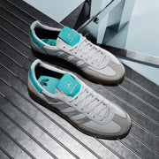 Men's Adidas Handball Spezial Mercedes - Cloud White / Silver Metallic